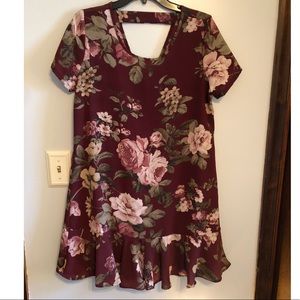 Francesca’s floral print dress
